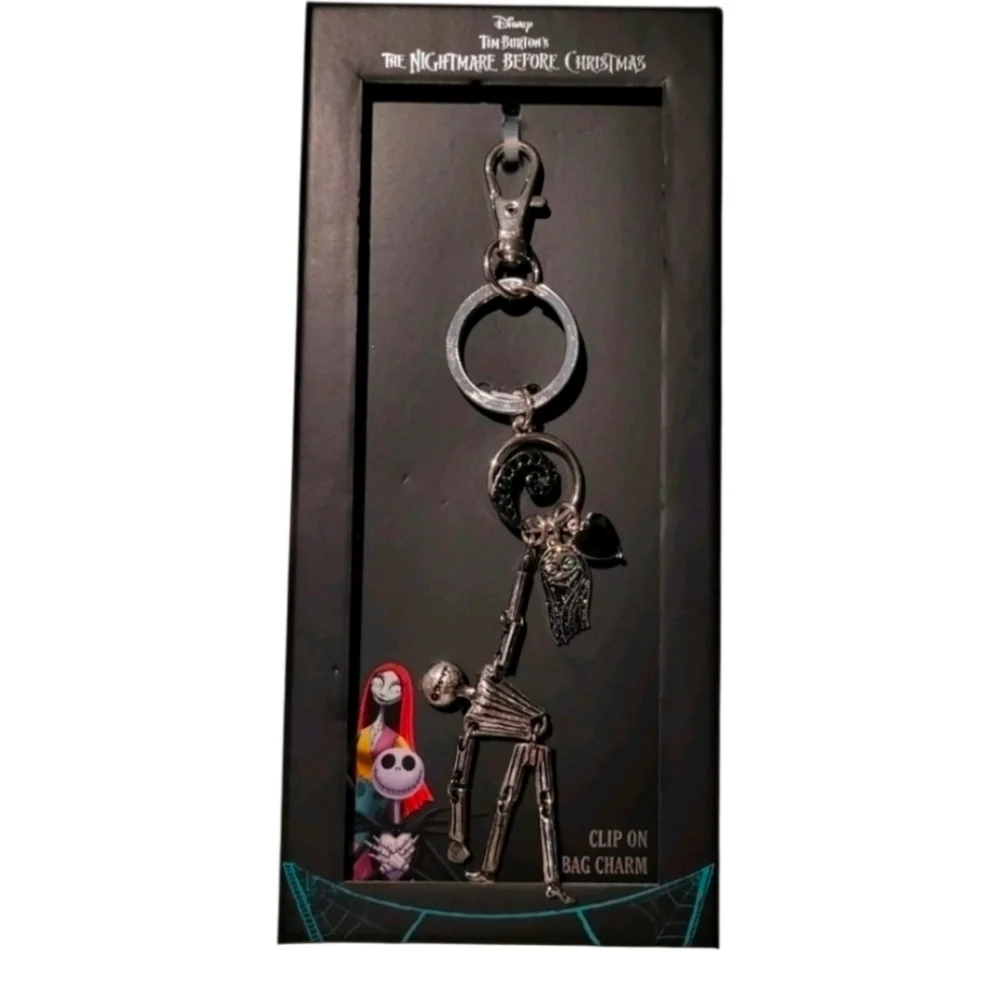 🖤▪️Nightmare Before Christmas ▪️Skeleton Keychain with Clip